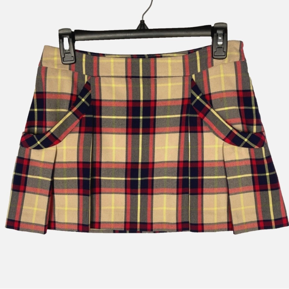 Plaid Mini Skirt - Princess Vera Wang